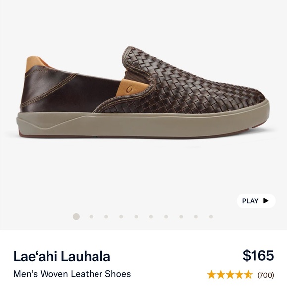 Men’s OluKai Leather Shoes - Picture 1 of 4
